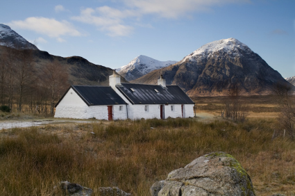 Cottage in a village